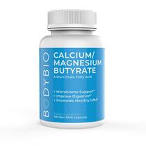 Suplemento BodyBio de Butirato com Cálcio e Magnésio - 100 Cápsulas Suplemento BodyBio de Butirato com Cálcio e Magnésio - 100 Cápsulas