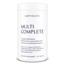 Suplemento BodyHealth Multi Complete, 120 quilates, vegano e não transgênico
