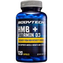 Suplemento BodyTech HMB + Vitamina D3 120 cápsulas