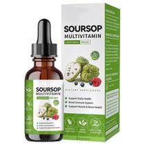 Suplemento bogomo Soursop Bitters Liquid 60mL com folha de graviola