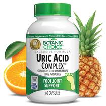 Suplemento Botanic Choice Uric Acid Complex 60 cápsulas