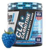 Suplemento BPI Sports CLA+ Carnitina para perda de peso 365 ml azul