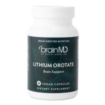 Suplemento BRAINMD Dr. Amen BrainMD Orotato de lítio 60 cápsulas