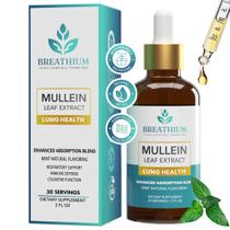 Suplemento BREATHIUM Mullein Drops para pulmões 60mL Suplemento BREATHIUM Mullein Drops para pulmões 60mL