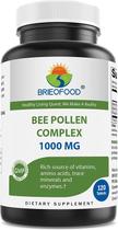 Suplemento Brieofood Bee Pollen Complex 1000 mg 120 comprimidos