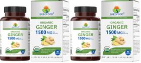 Suplemento Brieofood de Gengibre Orgânico 1500 mg 90 Comprimidos Suplemento Brieofood de Gengibre Orgânico 1500 mg 90 Comprimidos