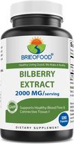 Suplemento Brieofood Extrato de Mirtilo 2000 mg 180 Cápsulas Suplemento Brieofood Extrato de Mirtilo 2000 mg 180 Cápsulas