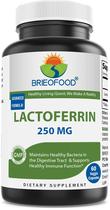 Suplemento Brieofood Lactoferrina 250 mg 60 cápsulas Suplemento Brieofood Lactoferrina 250 mg 60 cápsulas