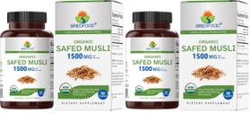 Suplemento Brieofood Safed Musli 1500 mg 90 comprimidos, pacote com 2 Suplemento Brieofood Safed Musli 1500 mg 90 comprimidos, pacote com 2