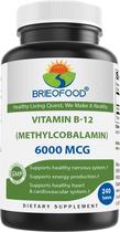 Suplemento Brieofood Vitamina B-12 6000mcg 240 comprimidos