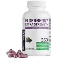 Suplemento Bronson Elderberry Extra Strength 360 cápsulas Suplemento Bronson Elderberry Extra Strength 360 cápsulas