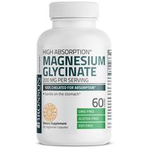 Suplemento Bronson Glicinato de Magnésio - 200mg - 60 Cápsulas