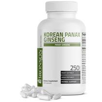 Suplemento Bronson Korean Panax Ginseng 250 cápsulas