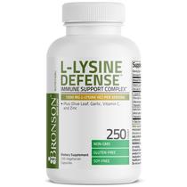 Suplemento Bronson L-Lysine Defense Immune - 1500mg - 250 Cápsulas