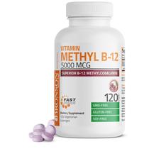 Suplemento Bronson Metil B12 5000mcg Vitamina B12 120 Pastilhas