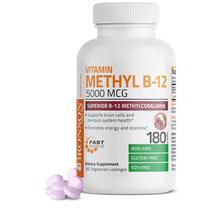Suplemento Bronson Metil B12 5000mcg Vitamina B12 180 comprimidos