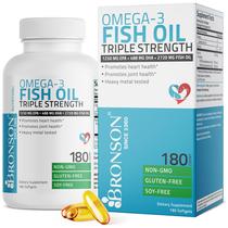 Suplemento Bronson Omega 3 Triple Strength - Óleo de Peixe 2720mg