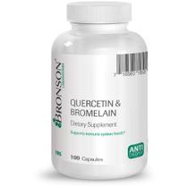 Suplemento Bronson Quercetina Bromelina 100 Cápsulas