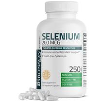 Suplemento Bronson Selenium 200mcg de aminoácido quelatado 250 cápsulas
