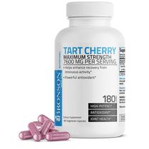 Suplemento Bronson Tart Cherry 7600mg 180 cápsulas
