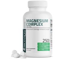 Suplemento Bronson Triple Magnesium Complex - 300mg - 250 Comprimidos