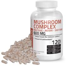 Suplemento Bronson Triple Mushroom Complex 600 mg 120 cápsulas