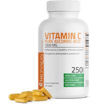 Suplemento Bronson Vitamina C 1000 mg de ácido ascórbico 250 comprimidos