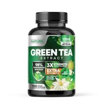 Suplemento Built by Nature: extrato de chá verde 1000 mg 120 cápsulas