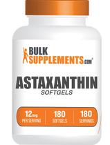 Suplemento BulkSupplements.com Astaxantina 12 mg Cápsulas gelatinosas 180 ct