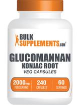 Suplemento BulkSupplements.com Cápsulas de glucomanano 240 ct Suplemento BulkSupplements.com Cápsulas de glucomanano 240 ct