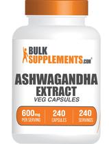 Suplemento BulkSupplements.com Extrato de Ashwagandha 600mg