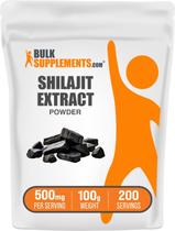 Suplemento BulkSupplements.com Extrato de Shilajit em pó 100g Suplemento BulkSupplements.com Extrato de Shilajit em pó 100g