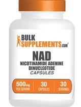 Suplemento BulkSupplements.com NAD cápsulas 500 mg 30 cápsulas