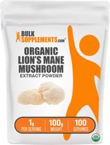 Suplemento BulkSupplements.com Organic Lion's Mane 100g
