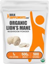 Suplemento BulkSupplements.com Organic Lions Mane 500g Suplemento BulkSupplements.com Organic Lions Mane 500g