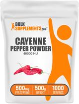 Suplemento BulkSupplements.com Pimenta caiena 40000 HU em pó Suplemento BulkSupplements.com Pimenta caiena 40000 HU em pó