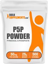 Suplemento BulkSupplements.com Piridoxal 5 Fosfato P-5-P 50mg Suplemento BulkSupplements.com Piridoxal 5 Fosfato P-5-P 50mg