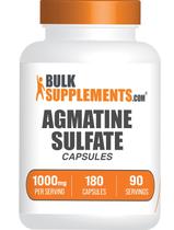 Suplemento BulkSupplements.com Sulfato de agmatina 1000 mg 180 cápsulas