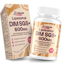 Suplemento CaelumCore Lipossomal DIM SGS 600mg para mulheres e homens