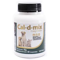 Suplemento Cal-d-mix para Cães e Gatos 30 comprimidos