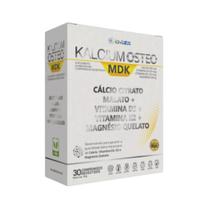 Suplemento Cálcio Citrato Malato KALCIUM OSTEO MDK 30 comprimidos IDNLABS