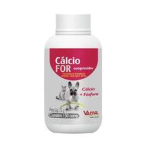 Suplemento Cálcio For Para Cães e Gatos 75g C/150 Comprimidos - Vansil