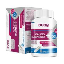 Suplemento Cálcio + Magnésio + Vit D3 + K2 90 Cáps - Duom