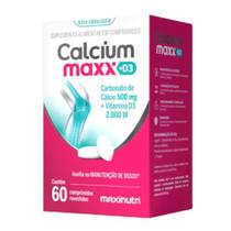 Suplemento Calcium Maxx D3 - Cálcio + Vitamina D3 2000UI - Maxinutri