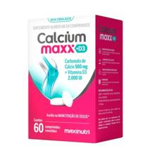Suplemento Calcium MAxx D3 Maxinutri