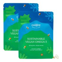Suplemento Calgee Vegan Omega 3-450 mg de ácidos graxos DHA e EPA Suplemento Calgee Vegan Omega 3-450 mg de ácidos graxos DHA e EPA