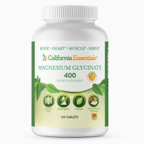 Suplemento California Essentials Glicinato de Magnésio 400mg Suplemento California Essentials Glicinato de Magnésio 400mg