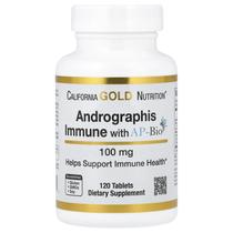 Suplemento California Gold Nutrition Andrographis Immune 100 mg 120 comprimidos