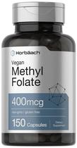 Suplemento Cápsula Horbäach Metil Folato 400 mcg 150 Vegan