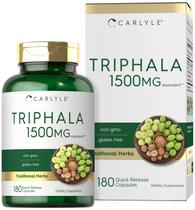 Suplemento: cápsulas Carlyle Triphala, 1500 mg, 180 unidades Suplemento: cápsulas Carlyle Triphala, 1500 mg, 180 unidades
